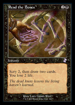 Read the Bones (Timeshifted) [Time Spiral Remastered] Magic: The Gathering