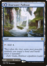 Clearwater Pathway // Murkwater Pathway [Zendikar Rising] Magic: The Gathering