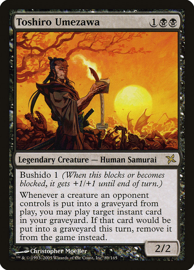 Toshiro Umezawa [Betrayers of Kamigawa] Magic: The Gathering