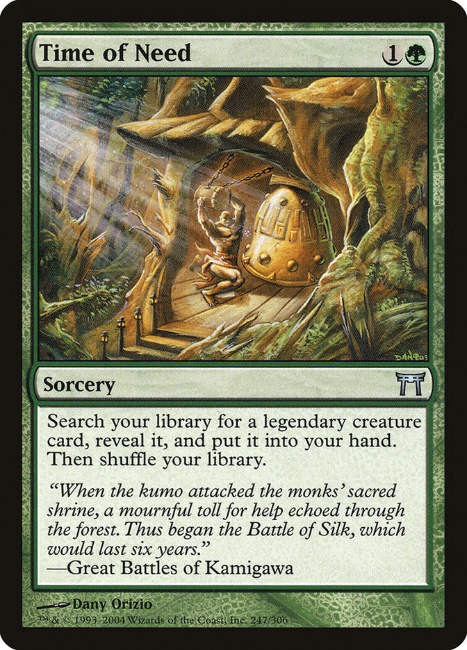 Time of Need [Champions of Kamigawa] Magic: The Gathering