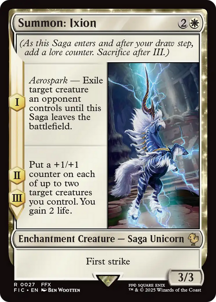 Summon: Ixion [FINAL FANTASY Commander] Magic: The Gathering