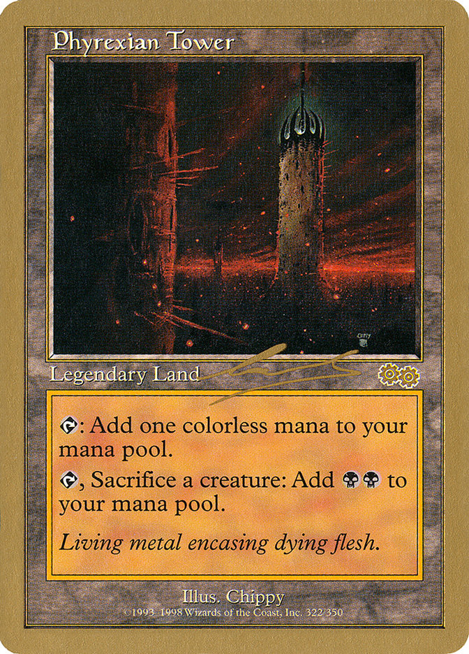 Phyrexian Tower (Nicolas Labarre) [World Championship Decks 2000] Magic: The Gathering