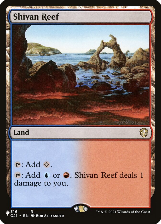 Shivan Reef [Secret Lair: Heads I Win, Tails You Lose] Magic: The Gathering