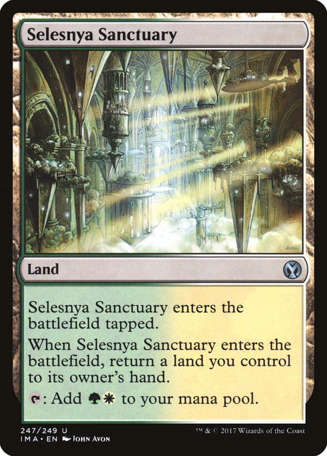Selesnya Sanctuary [Iconic Masters] Magic: The Gathering