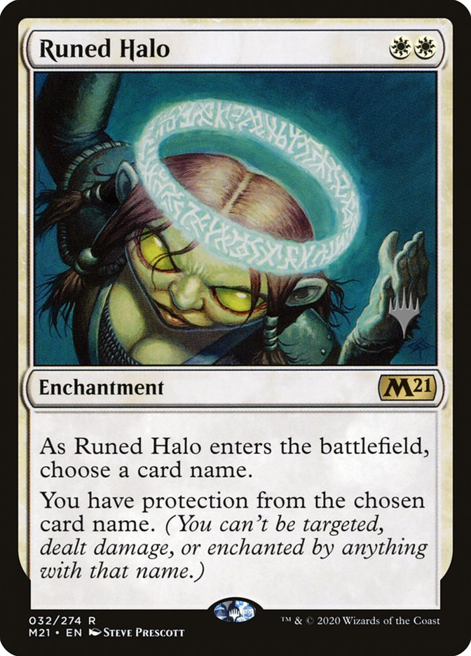 Runed Halo (Promo Pack) [Core Set 2021 Promos] Magic: The Gathering