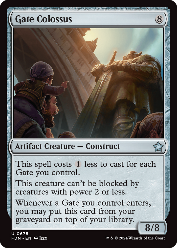 Gate Colossus [Foundations] Magic: The Gathering