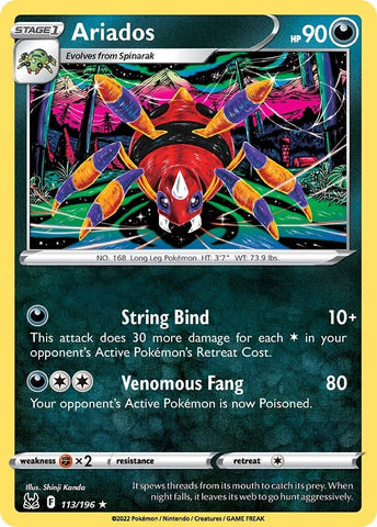 Ariados (113/196) [Sword & Shield: Lost Origin] Pokémon