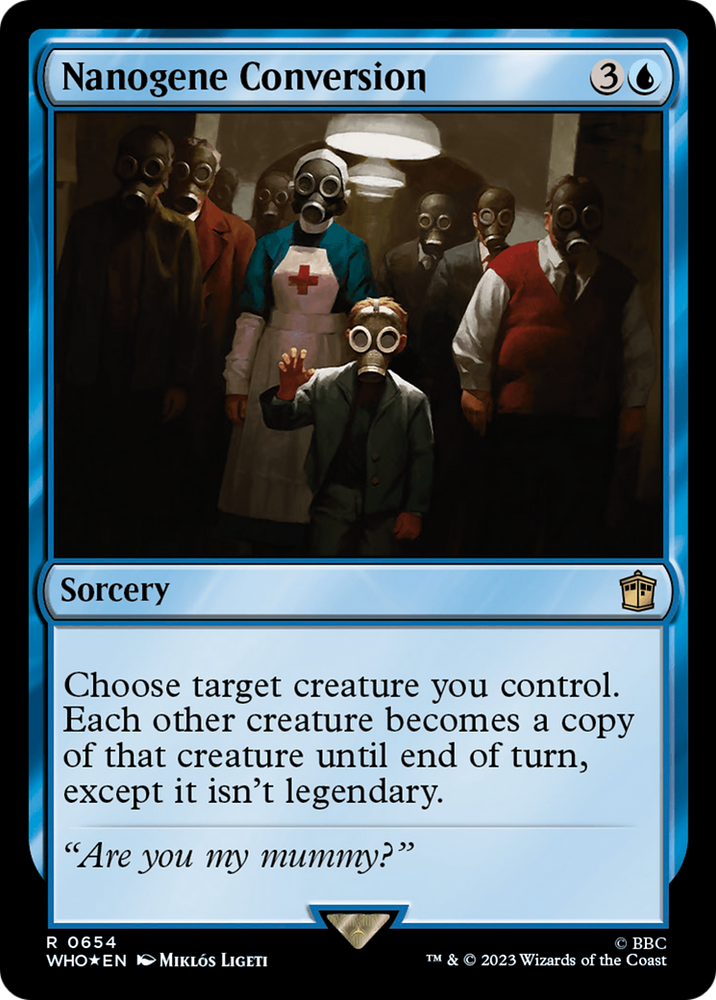 Nanogene Conversion (Surge Foil) [Doctor Who] Magic: The Gathering