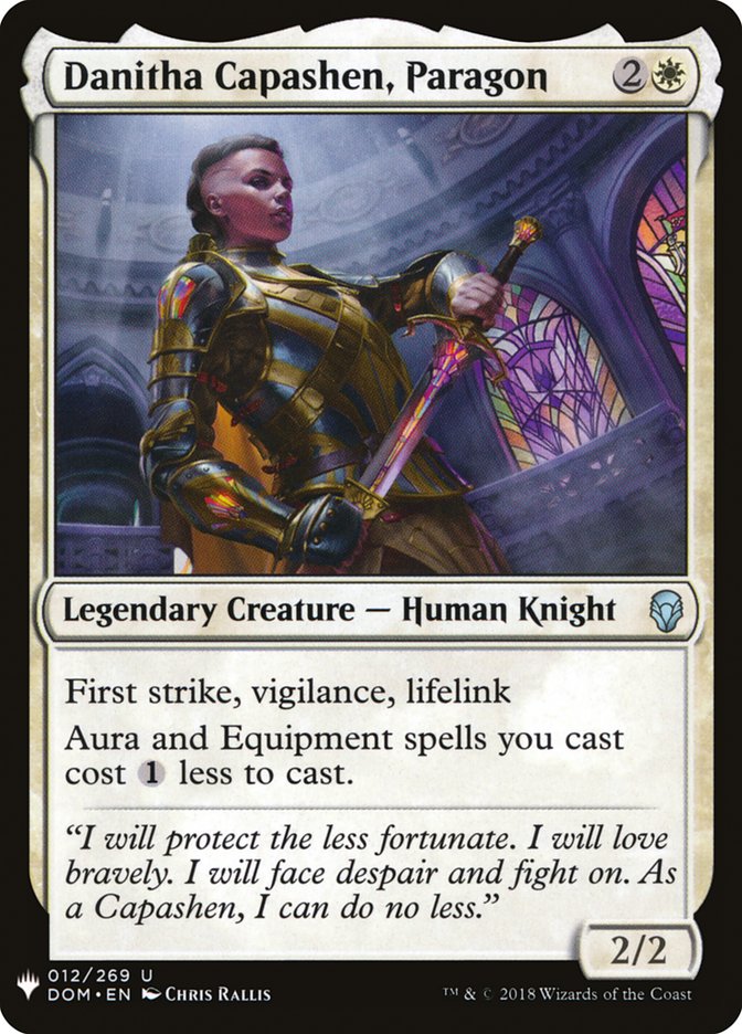 Danitha Capashen, Paragon [Mystery Booster] Magic: The Gathering