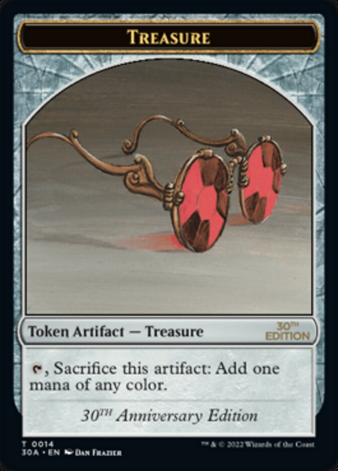 Treasure Token (014) [30th Anniversary Tokens] Magic: The Gathering