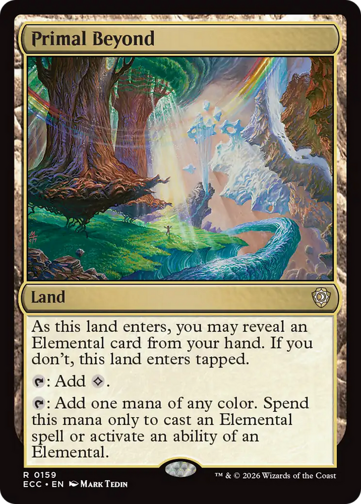 Primal Beyond [Lorwyn Eclipsed Commander] Magic: The Gathering