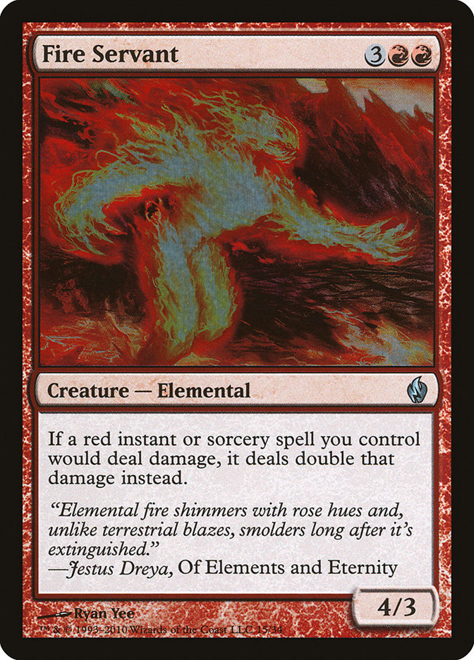Fire Servant [Premium Deck Series: Fire and Lightning] Magic: The Gathering