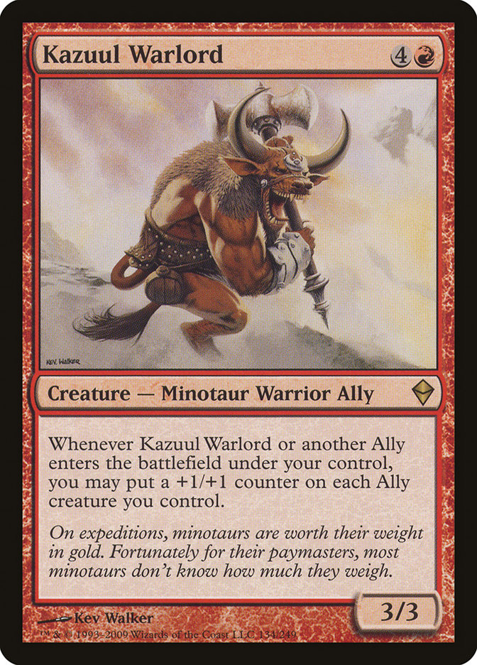 Kazuul Warlord [Zendikar] Magic: The Gathering