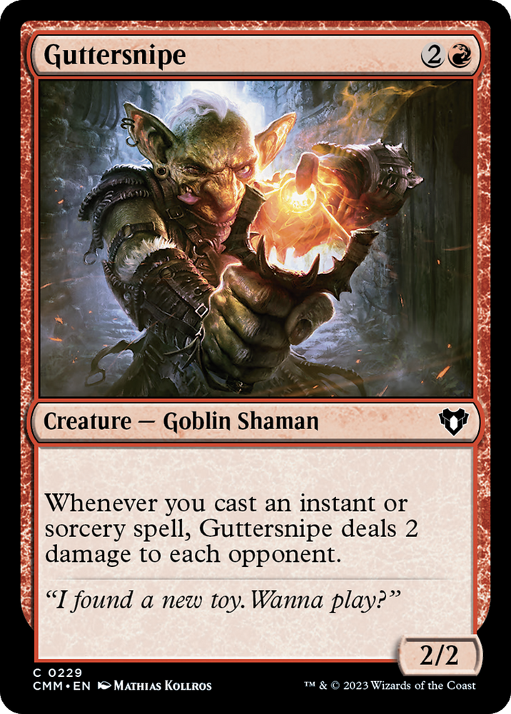 Guttersnipe [Commander Masters] Magic: The Gathering