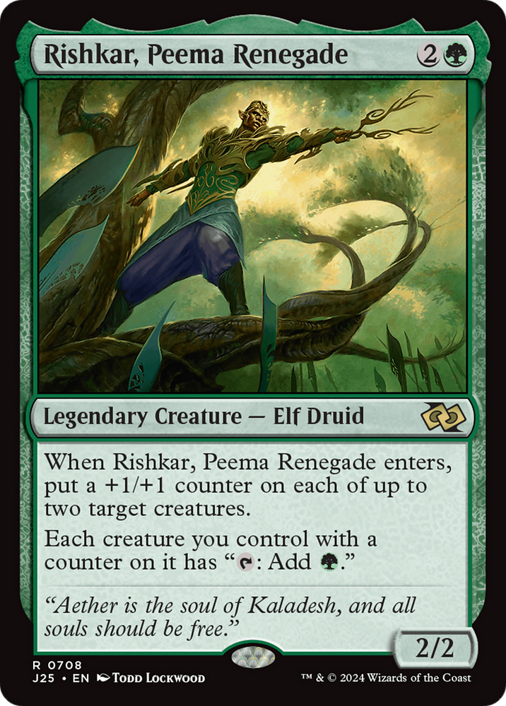 Rishkar, Peema Renegade [Foundations Jumpstart] Magic: The Gathering