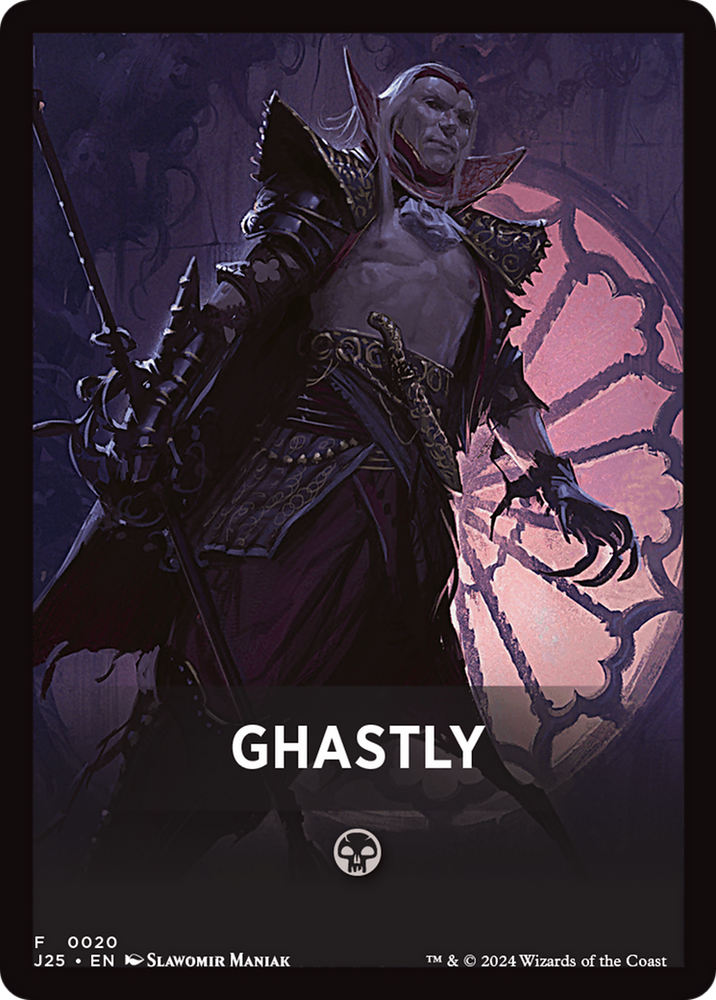 Ghastly Theme Card [Foundations Jumpstart Front Cards] Magic: The Gathering