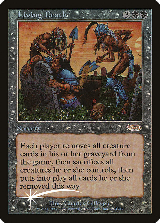 Living Death [Judge Gift Cards 2003] Magic: The Gathering