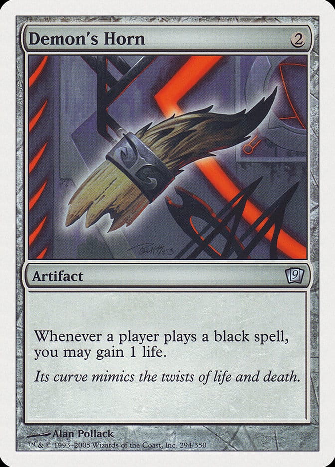 Demon's Horn [Ninth Edition] Magic: The Gathering