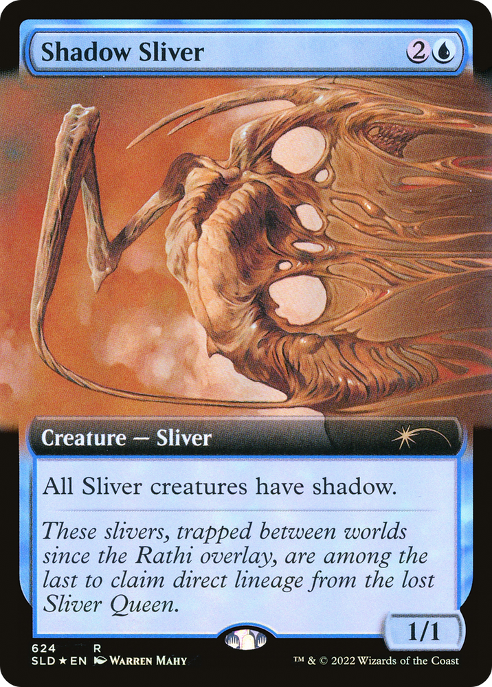 Shadow Sliver (Extended Art) [Secret Lair Drop Promos] Magic: The Gathering