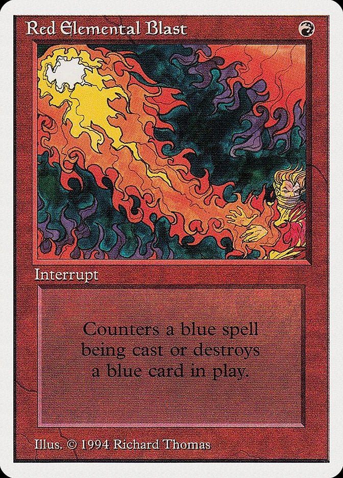 Red Elemental Blast [Summer Magic / Edgar] Magic: The Gathering