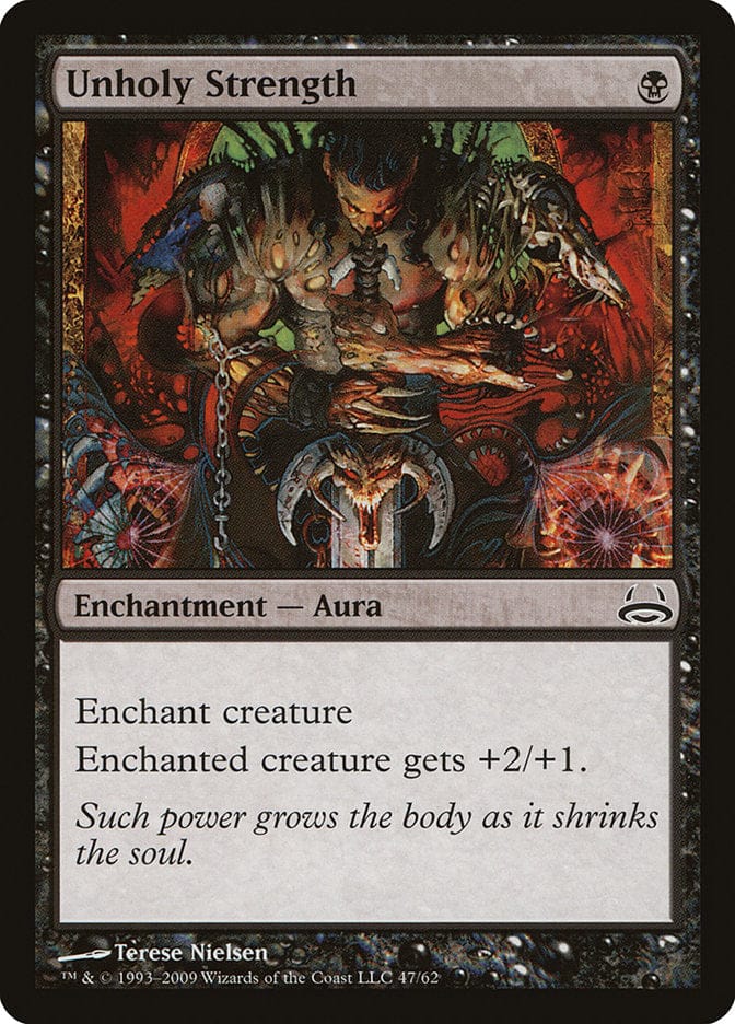 Unholy Strength [Duel Decks: Divine vs. Demonic] Magic: The Gathering