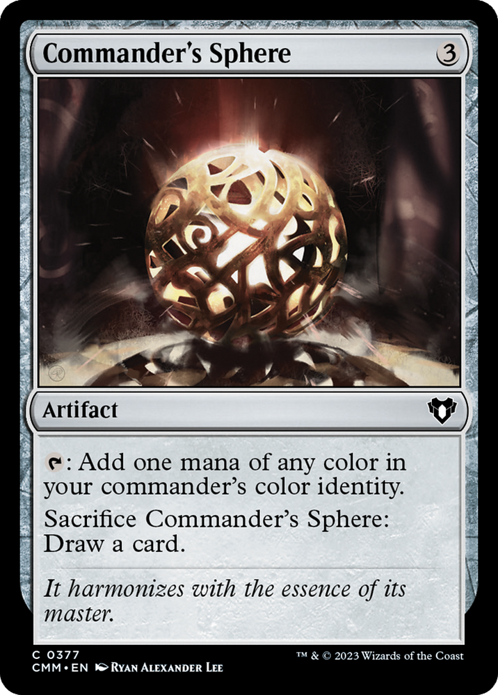 Commander's Sphere [Commander Masters] Magic: The Gathering