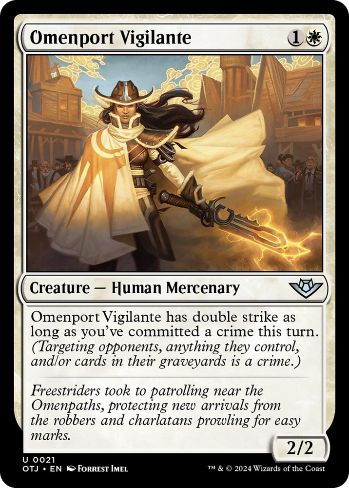 Omenport Vigilante [Outlaws of Thunder Junction] Magic: The Gathering