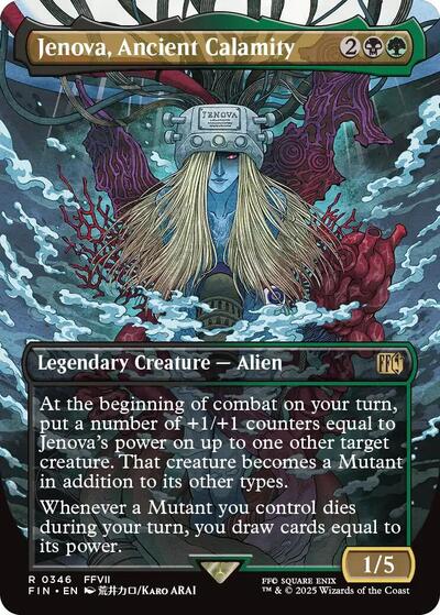Jenova, Ancient Calamity (Borderless) [FINAL FANTASY] Magic: The Gathering