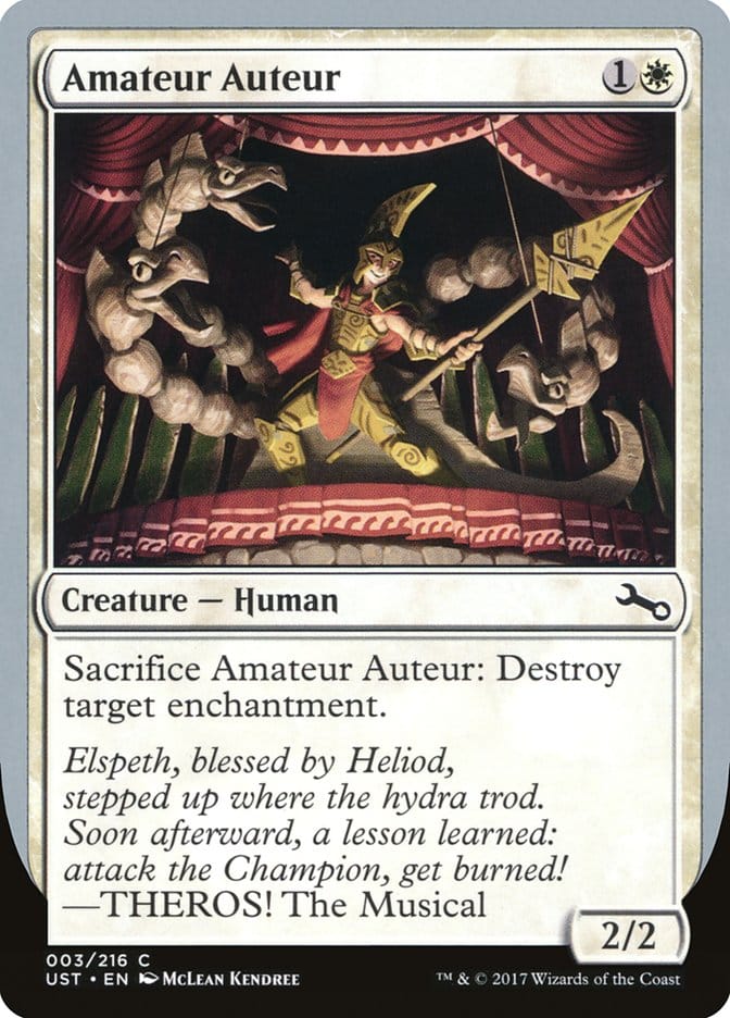Amateur Auteur (THEROS! The Musical) [Unstable] Magic: The Gathering