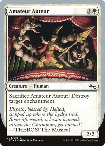Amateur Auteur (THEROS! The Musical) [Unstable] Magic: The Gathering