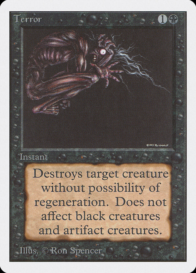 Terror [Unlimited Edition] Magic: The Gathering