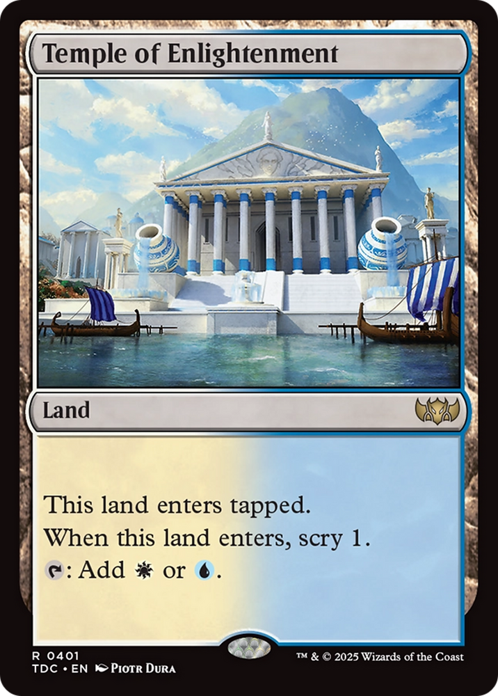 Temple of Enlightenment [Tarkir: Dragonstorm Commander] Magic: The Gathering