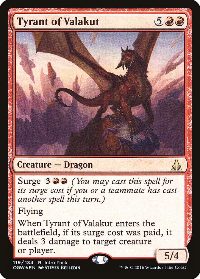 Tyrant of Valakut (Intro Pack) [Oath of the Gatewatch Promos] Magic: The Gathering