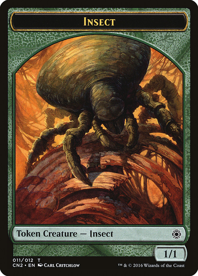 Insect Token [Conspiracy: Take the Crown Tokens] Magic: The Gathering