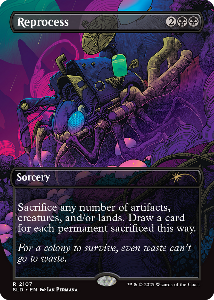 Reprocess (Galaxy Foil) [Secret Lair Drop Series] Magic: The Gathering