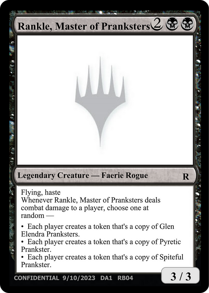 Rankle, Master of Pranksters [Unknown Event] Magic: The Gathering