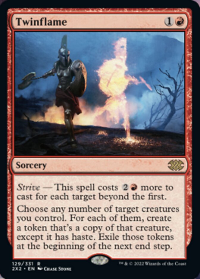 Twinflame [Double Masters 2022] Magic: The Gathering