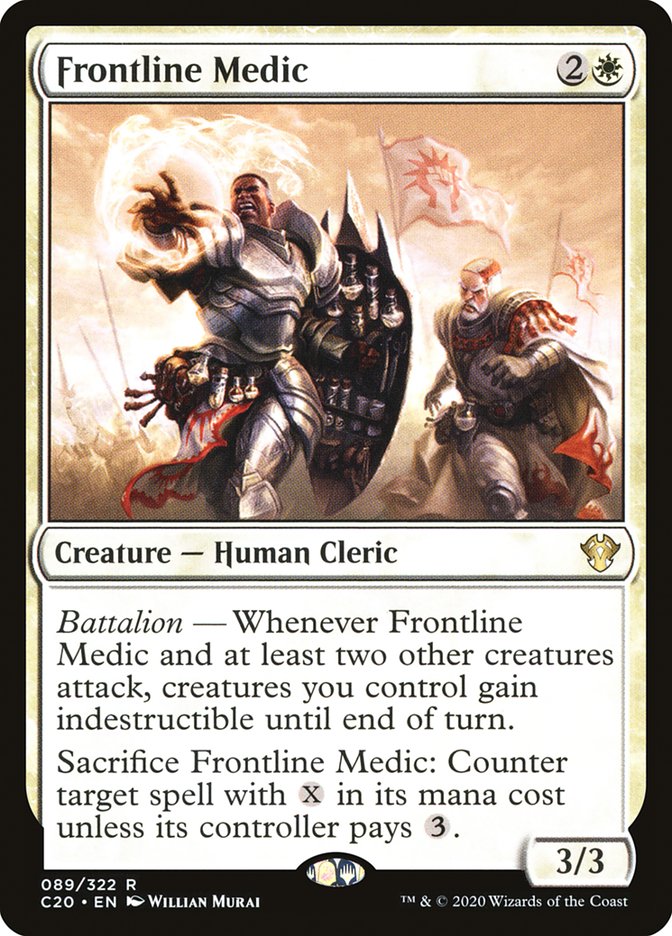 Frontline Medic [Commander 2020] Magic: The Gathering