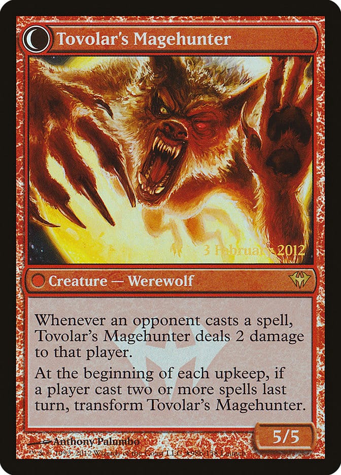 Mondronen Shaman // Tovolar's Magehunter (Launch) [Dark Ascension Promos] Magic: The Gathering