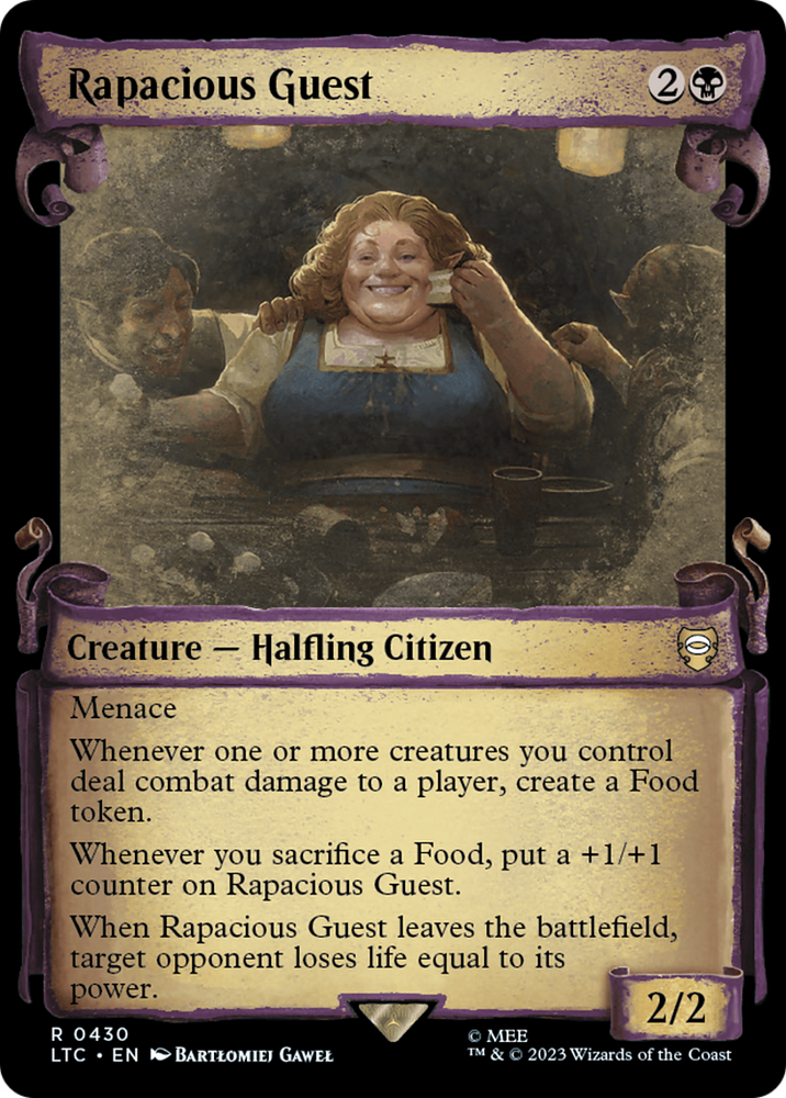 Rapacious Guest [The Lord of the Rings: Tales of Middle-Earth Commander Showcase Scrolls] Magic: The Gathering