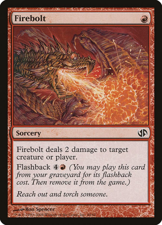Firebolt [Duel Decks: Jace vs. Chandra] Magic: The Gathering