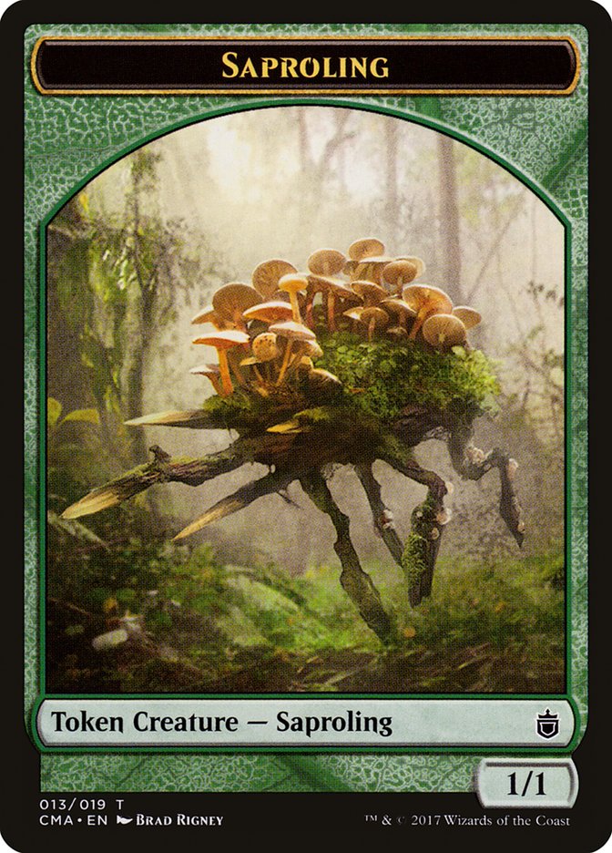 Saproling Token [Commander Anthology Tokens] Magic: The Gathering