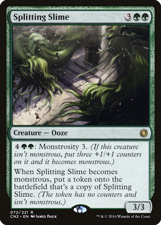 Splitting Slime [Conspiracy: Take the Crown] Magic: The Gathering