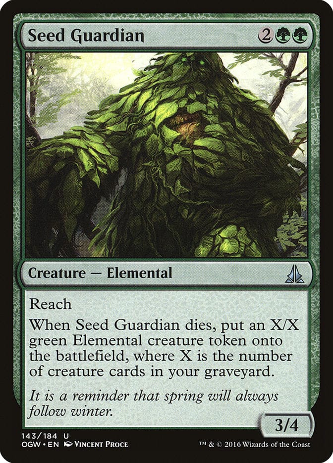 Seed Guardian [Oath of the Gatewatch] Magic: The Gathering