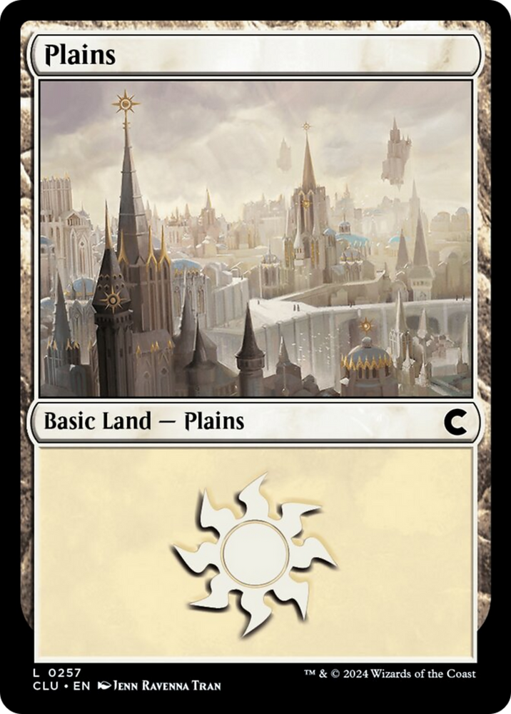 Plains (0257) [Ravnica: Clue Edition] Magic: The Gathering