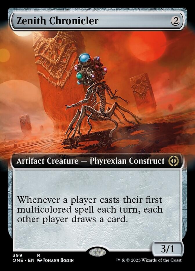 Zenith Chronicler (Extended Art) [Phyrexia: All Will Be One] Magic: The Gathering