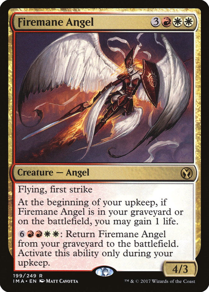 Firemane Angel [Iconic Masters] Magic: The Gathering