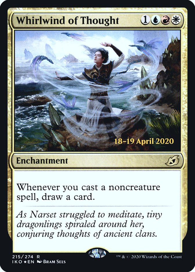 Whirlwind of Thought [Ikoria: Lair of Behemoths Prerelease Promos] Magic: The Gathering