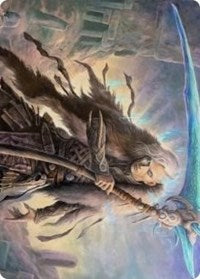 Egon, God of Death Art Card [Kaldheim Art Series] Magic: The Gathering