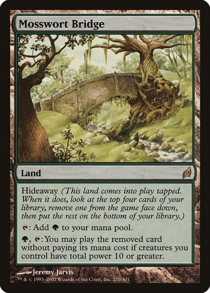 Mosswort Bridge [Lorwyn] Magic: The Gathering